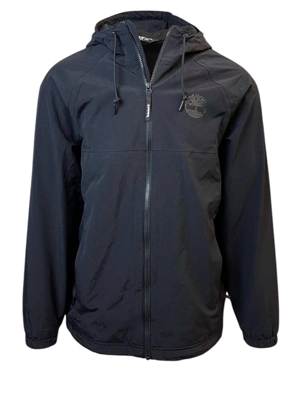 Timberland Men's Black Hooded Windbreaker SizeXL